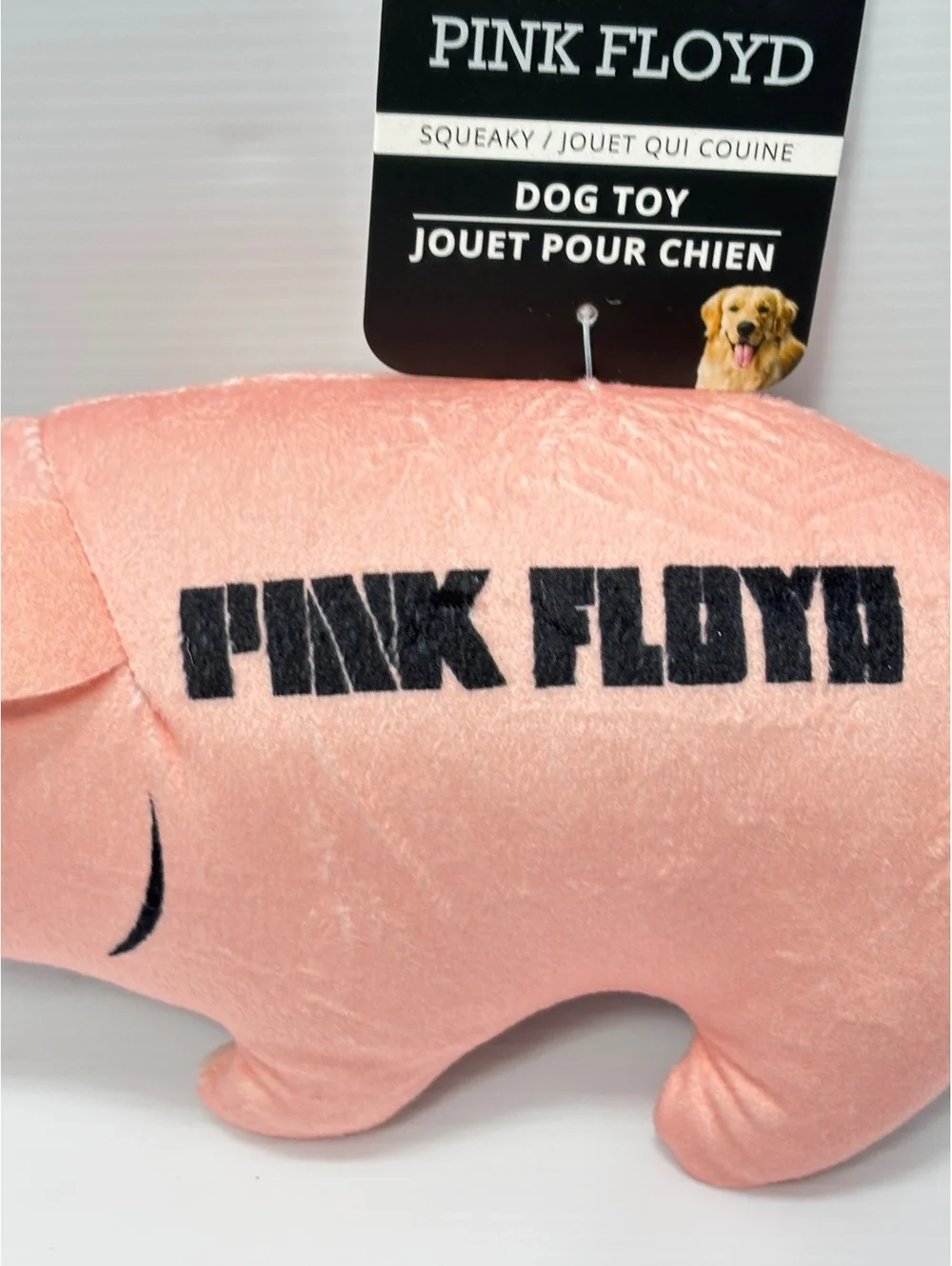 Pink Floyd Pig Squeaky Plush Pig Dog Toy